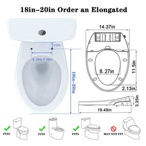 Bidet Seat Elongted V